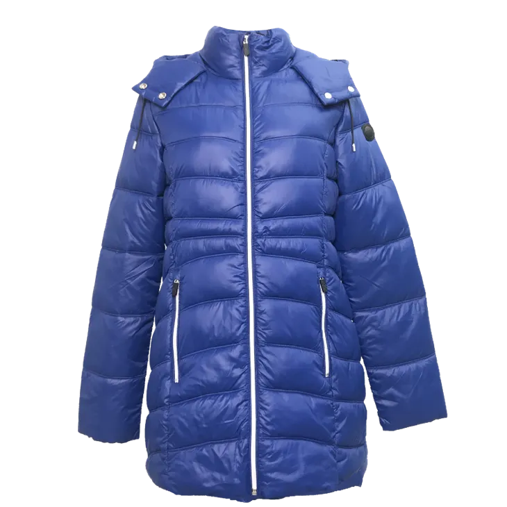 Limyè Matlasye Jacket Fi ak Hood